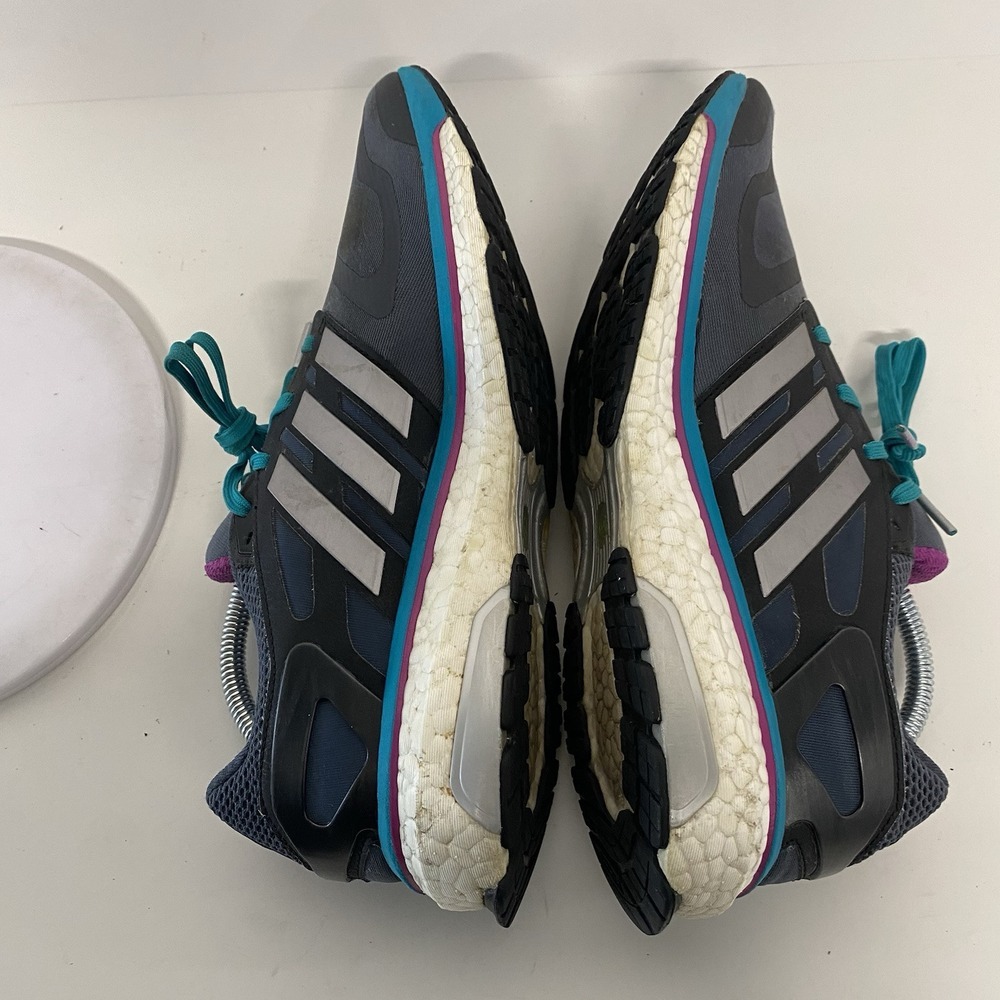 Adidas Shoes Women Size 10.5 Energy Boost Gray Athletic Running Sneakers 4112 - Picture 15 of 16